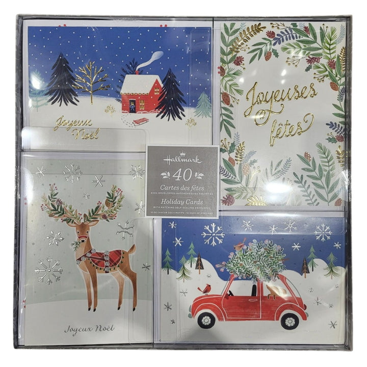 Hallmark - Lot de 40 cartes de Noël