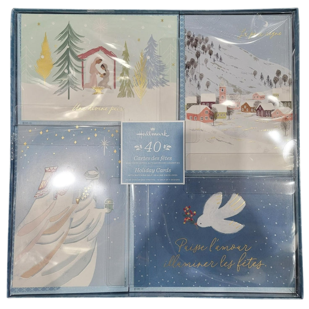 Hallmark - Lot de 40 cartes de Noël