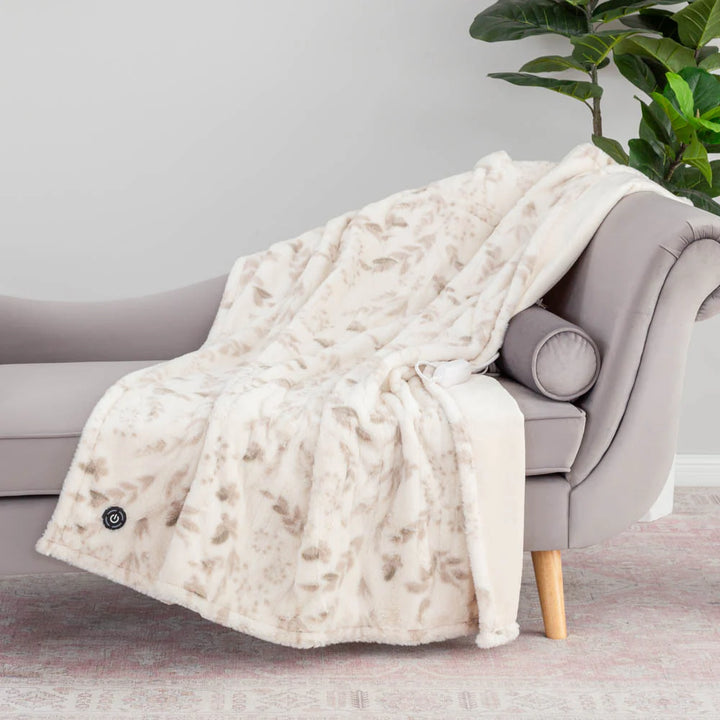 Berkshire Faux Fur Heated Throw