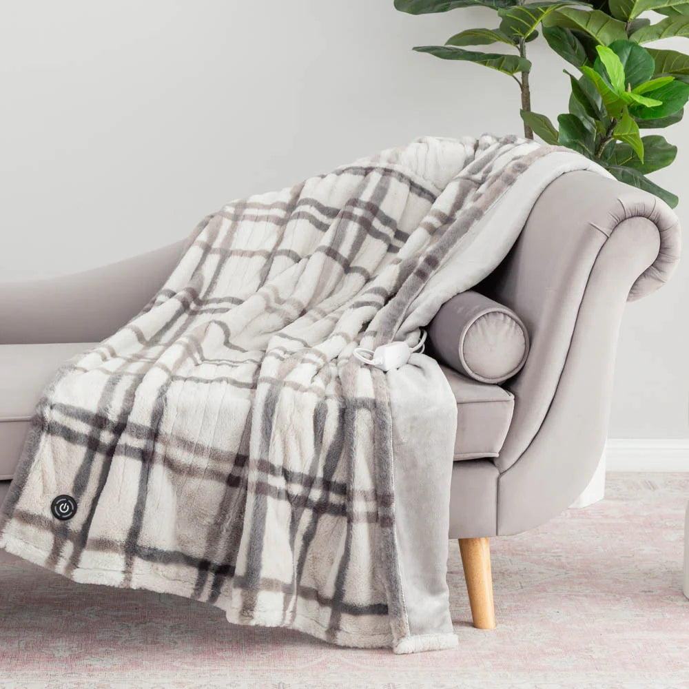 Berkshire Faux Fur Heated Throw