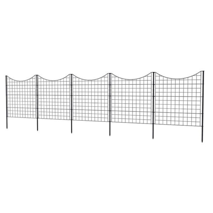 Zippity Metal Garden Fence