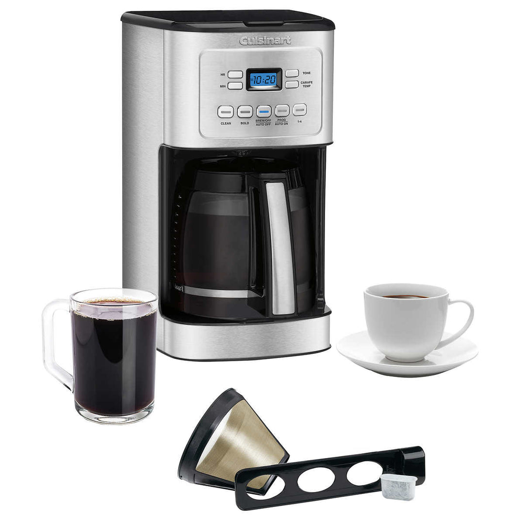 Cuisinart - Cafetière Programmable de 14 Tasses PerfecTemp