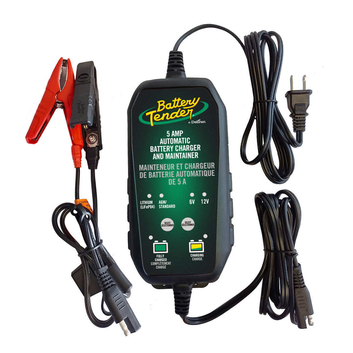 Battery Tender - Chargeur de batterie 6V/12V, 5 ampères