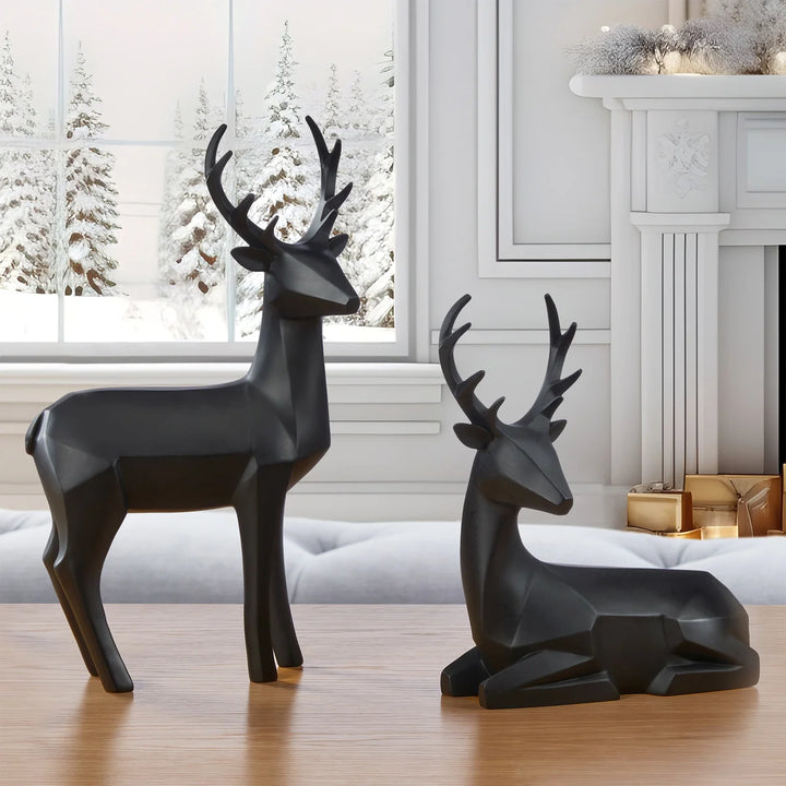 Holiday Modern Deer - 2-Pack