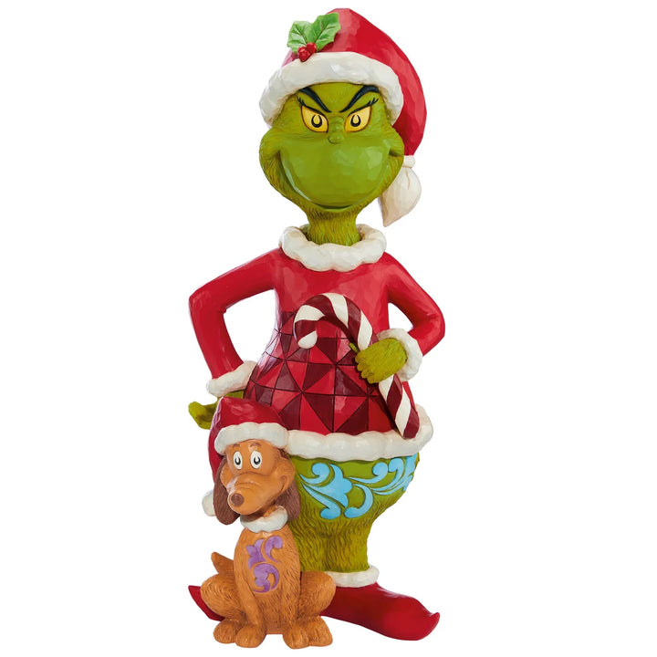 Jim Shore The Grinch Max Holiday Statue