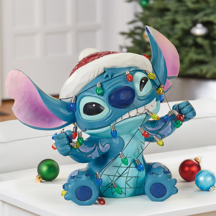 Disney Holiday Stitch Statue