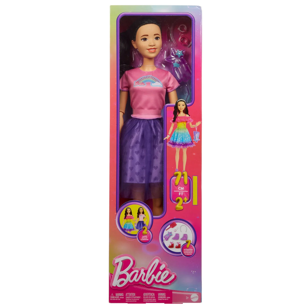 Barbie - Poupée de 28 po avec accessoires de mode