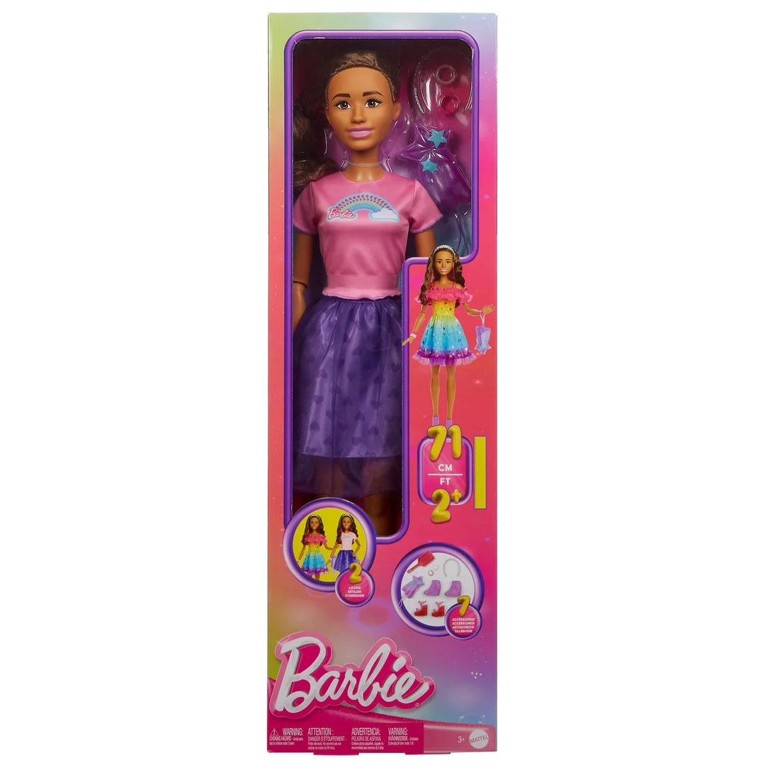 Barbie - Poupée de 28 po avec accessoires de mode