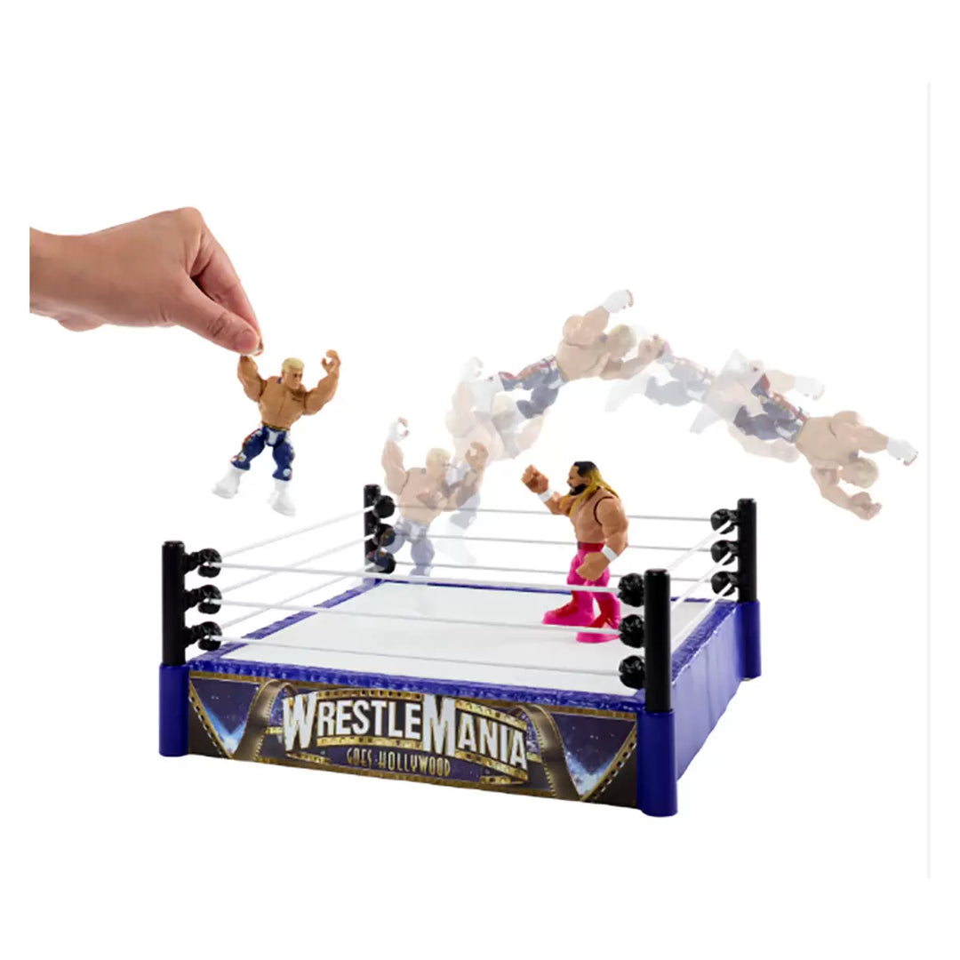 Mattel - WWE ring rebondissant avec figurines