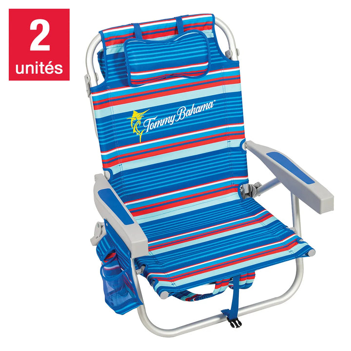 Tommy Bahama - Chaise de plage sac à dos