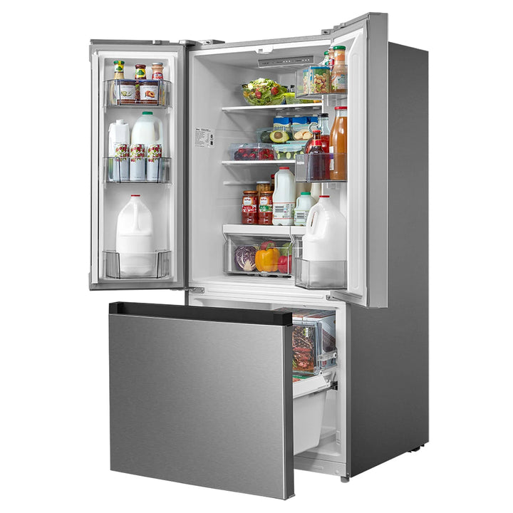 Midea - Réfrigérateur à portes françaises de 30 po et 18,4 pi³