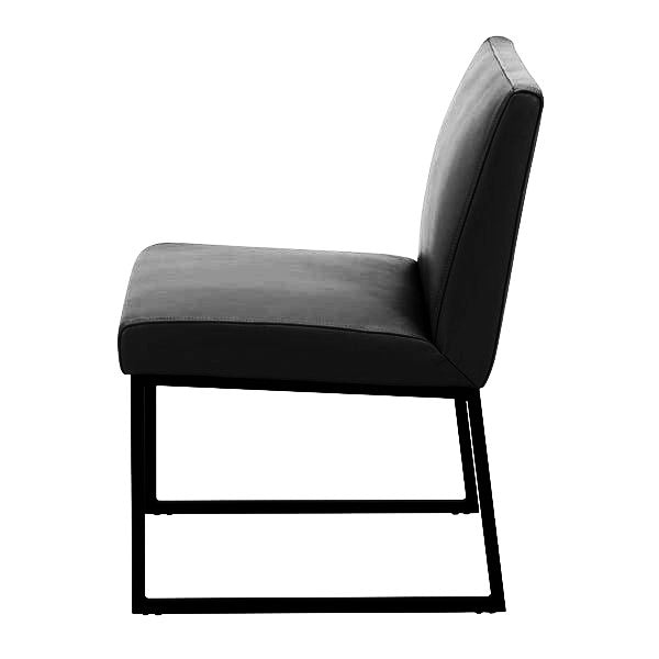 Aiden & Ivy - Chaises de salle à manger en cuir pleine fleur, paquet de 2