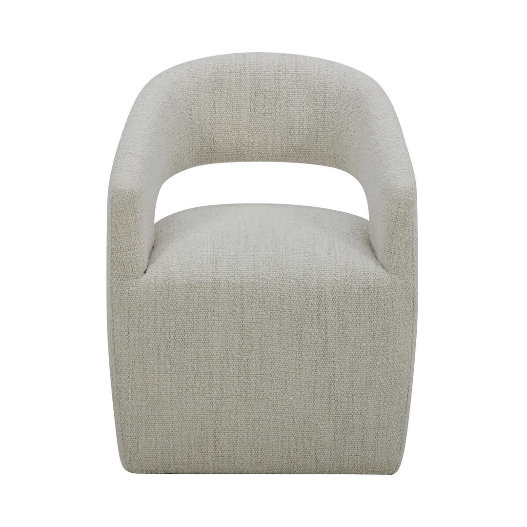 Gilman Creek Kaya Fabric Dining Chair with Casters