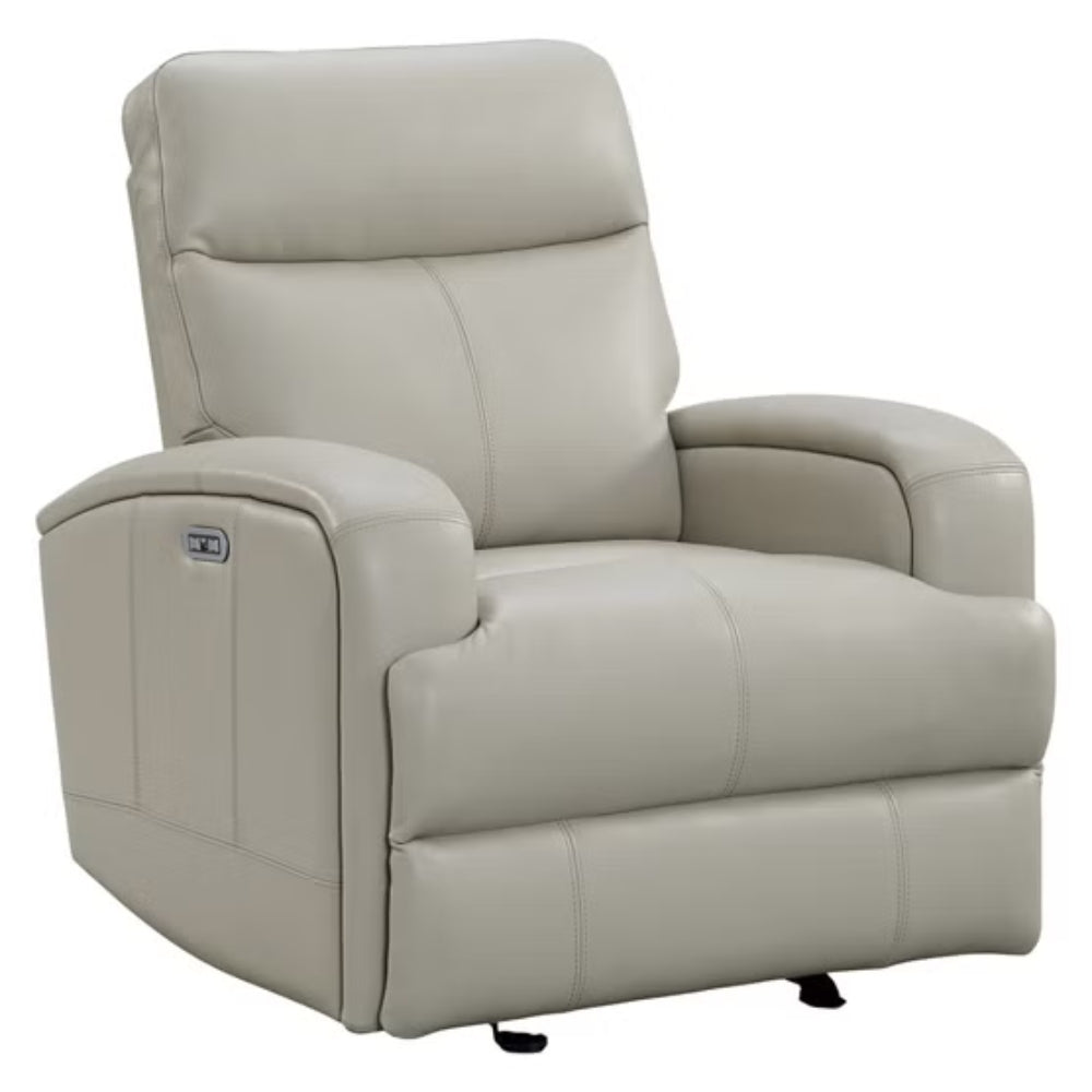 Sora Ridge – Fauteuil inclinable motorisé et coulissant en cuir pleine fleur