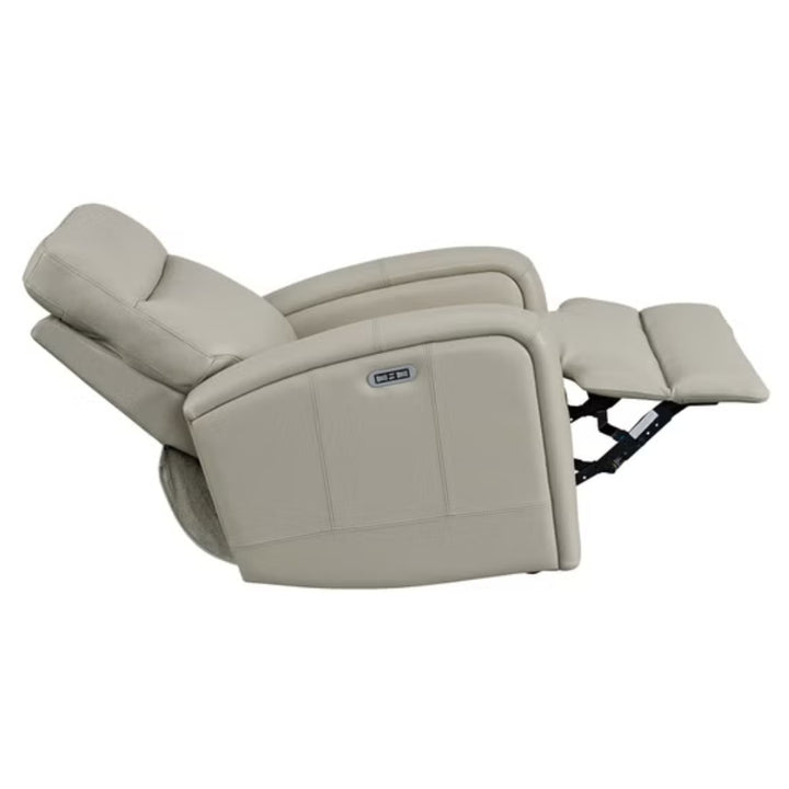 Sora Ridge – Fauteuil inclinable motorisé et coulissant en cuir pleine fleur