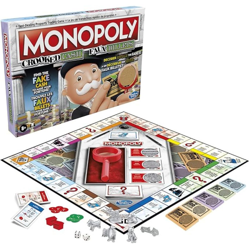 Hasbro - Monopoly Jeu de société à monnaie tordue