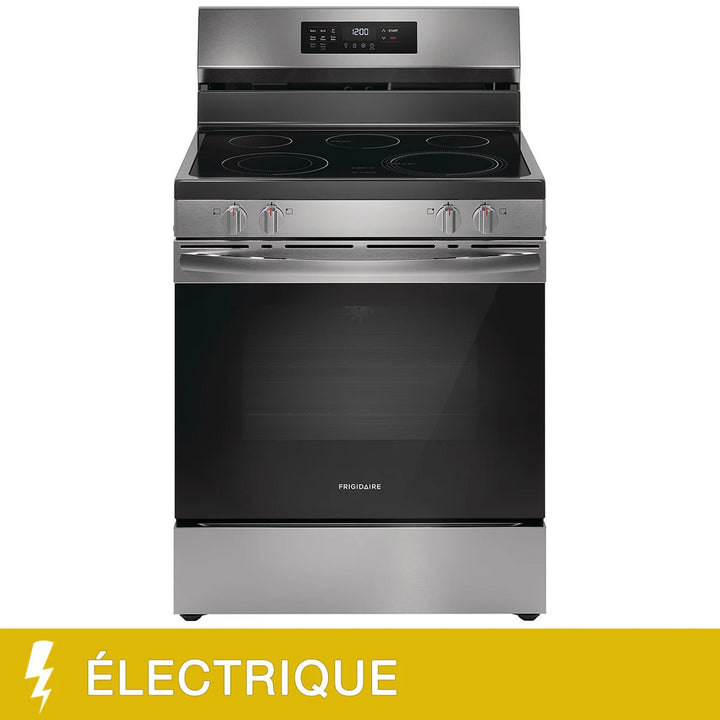 Frigidaire - Cuisinière électrique à 5 brûleurs de 30 po