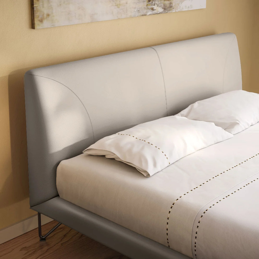 Natuzzi Group Avery - Lit en cuir pleine fleur