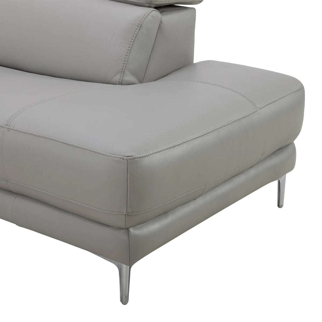 Aiden & Ivy - Canapé d'angle inclinable électrique