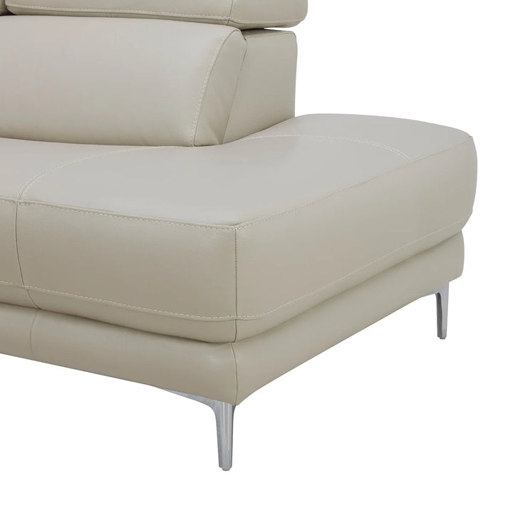 Aiden & Ivy - Canapé d'angle inclinable électrique