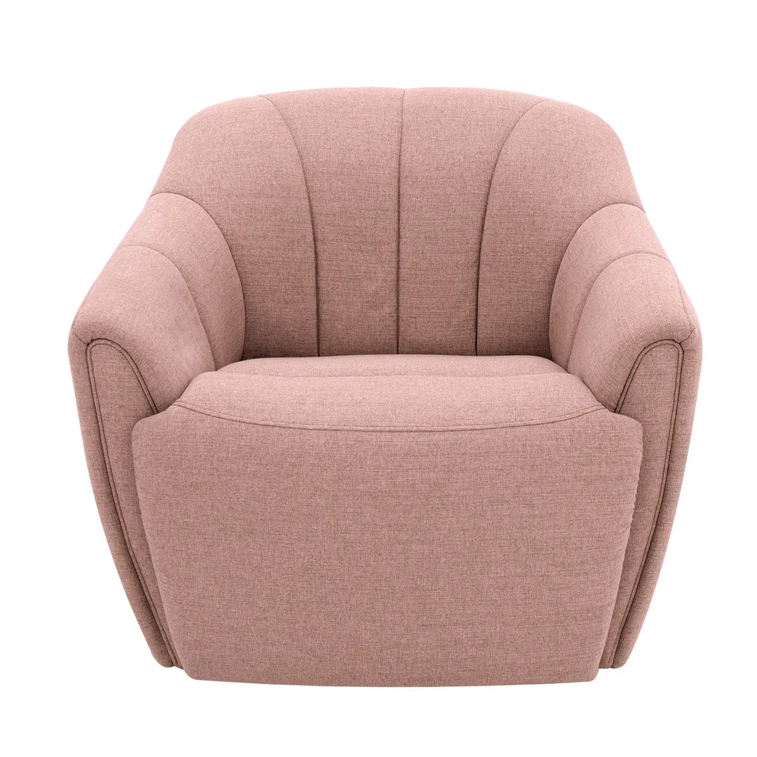 Moto Motion Fiona Fabric Swivel Chair with Power Footrest