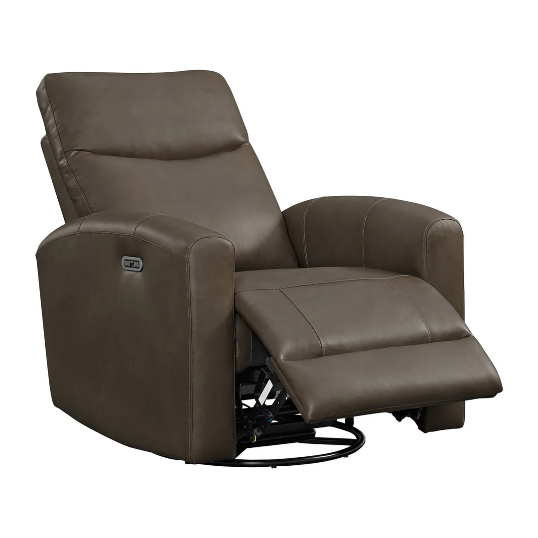 Northridge Home Top-Grain Leather Power Recliner