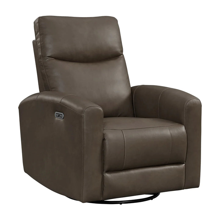 Northridge Home Top-Grain Leather Power Recliner