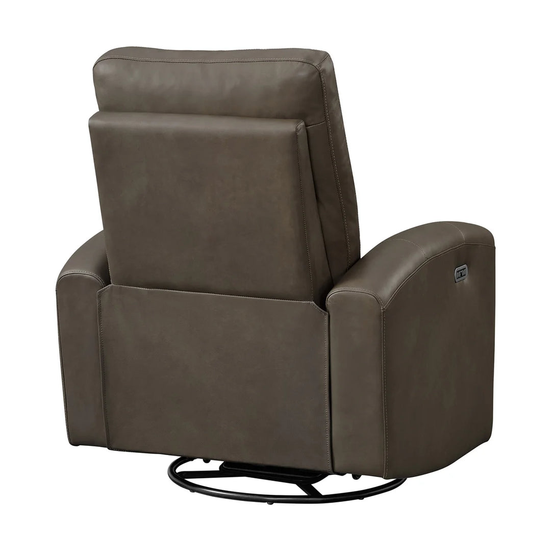 Northridge Home Top-Grain Leather Power Recliner