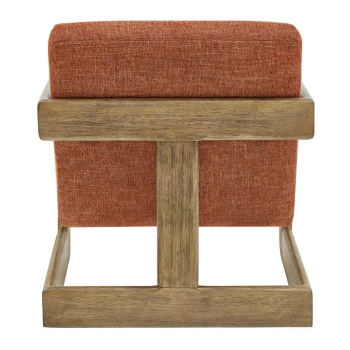 Thomasville Fabric Accent Chair with Wood Base