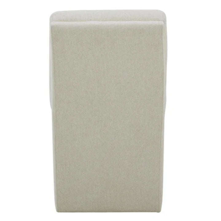 Aiden & Ivy - Fabric Armless Dining Chair with Casters