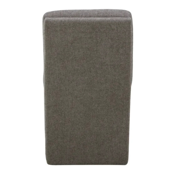 Aiden & Ivy - Fabric Armless Dining Chair with Casters