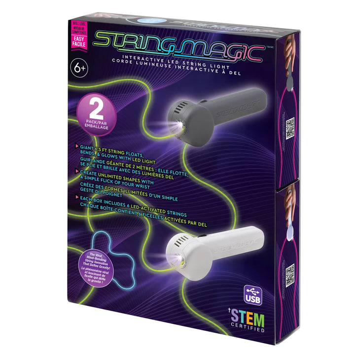 Amax - Guirlande lumineuse DEL interactive String Magic, paquet de 2