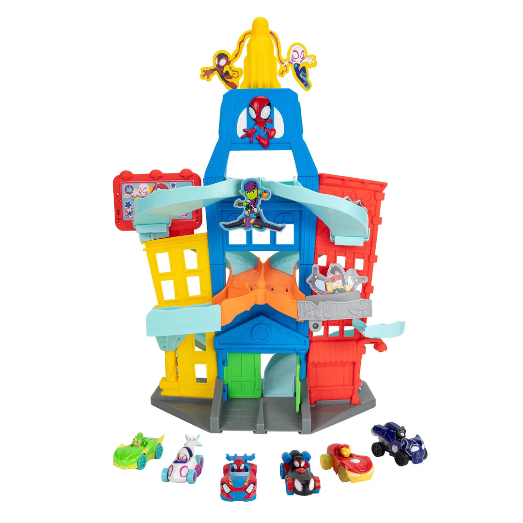 Marvel Spidey Amazing Metals City Track Set - 6-Pack