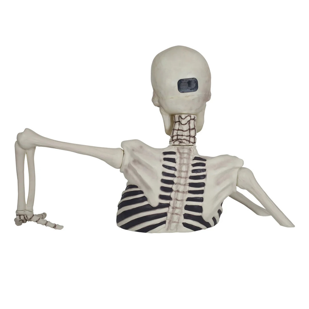 Giant Ground Breaking Skeleton with LCD Eyes