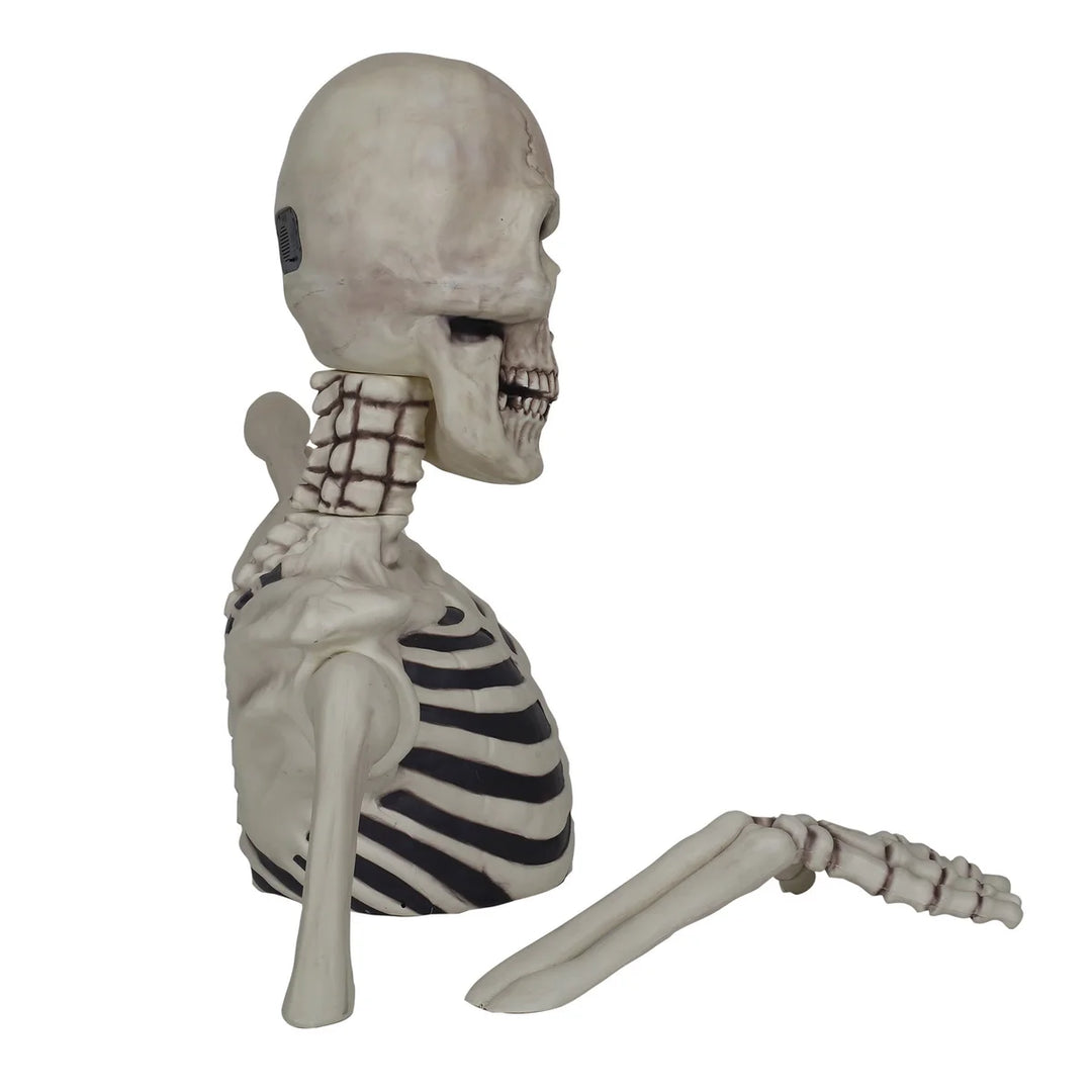 Giant Ground Breaking Skeleton with LCD Eyes