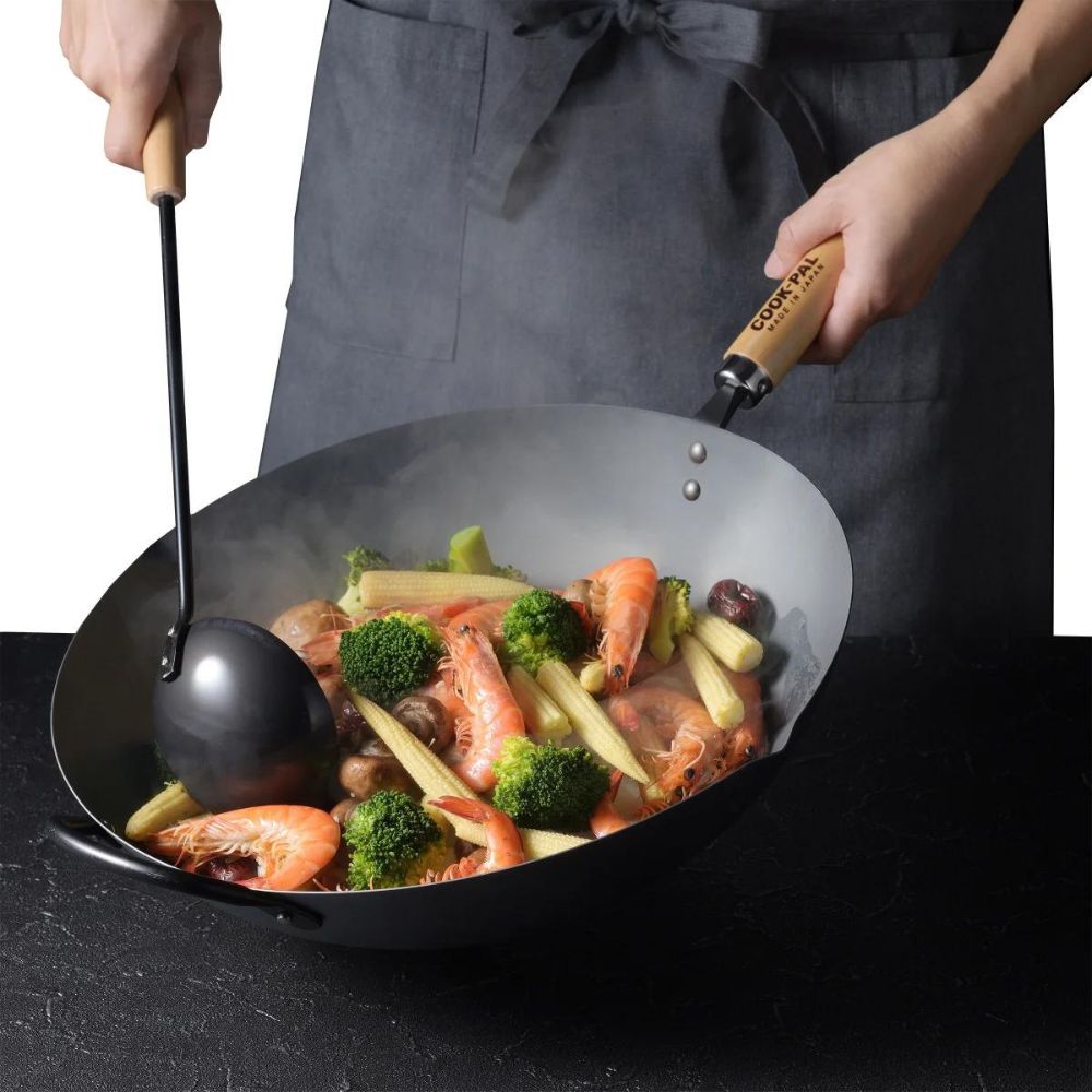 Cook-Pal Carbon Steel Wok