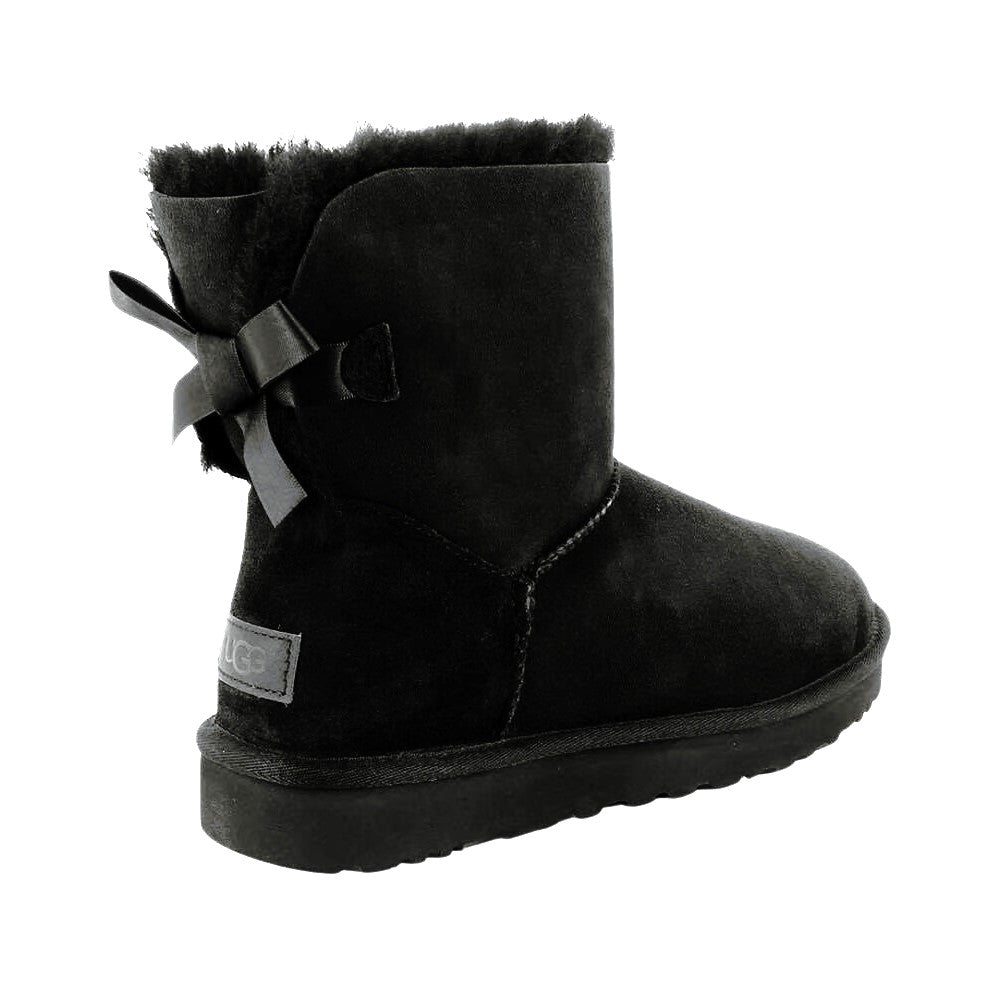 UGG - Bottes en Cuir Mini Bailey Bow II