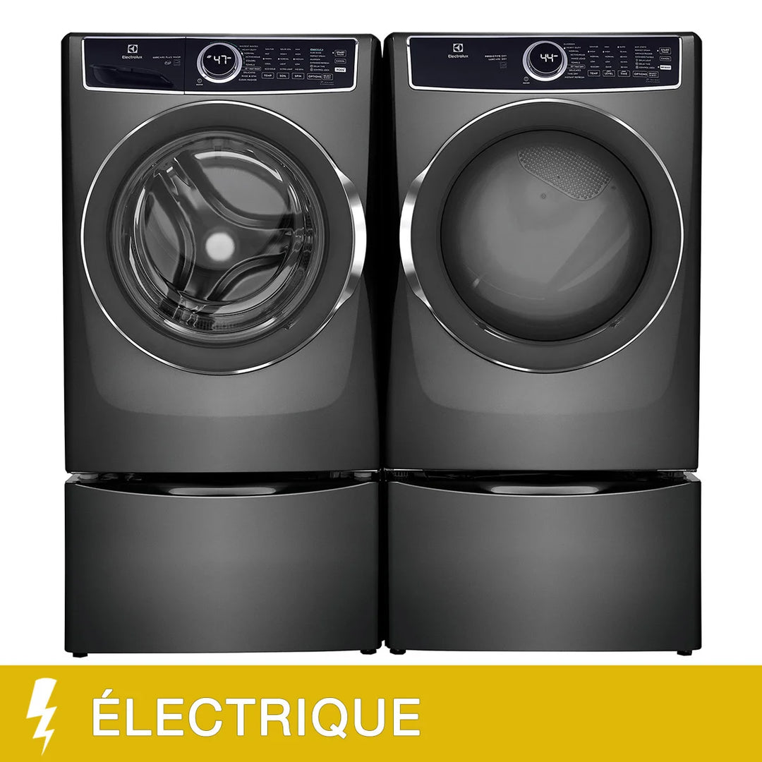 Electrolux - Laveuse à chargement frontal de 5,2 pi³ et sécheuse électrique de 8,0 pi³