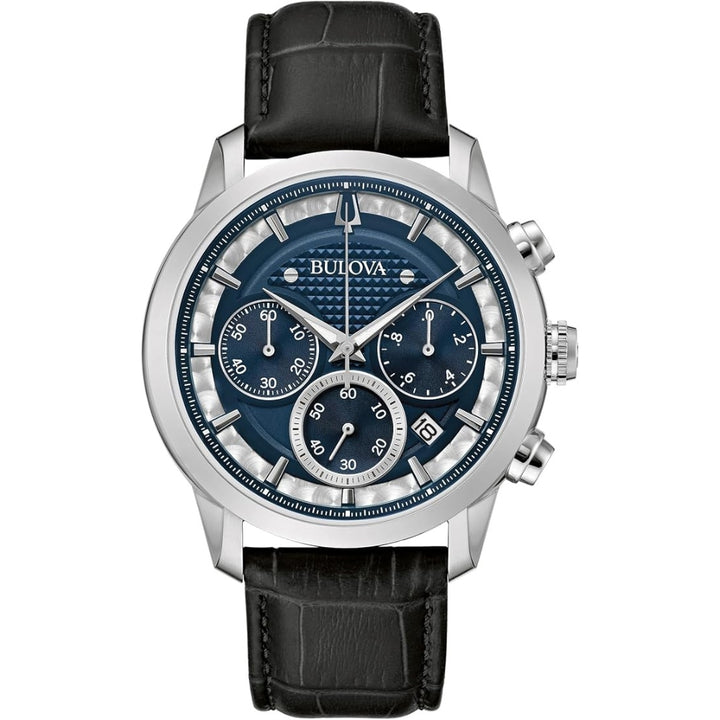 Bulova - Sutton Montre chronographe à quartz classique - 96B420