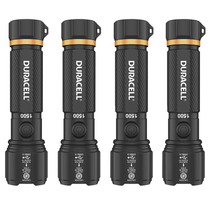 Duracell - Lampes torches 1500 lumens, paquet de 4