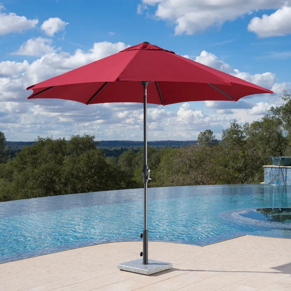 SunVilla - 10 ft Market Umbrella with Auto Tilt