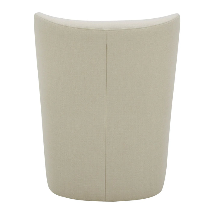 Aiden & Ivy Blai Fabric Rolling Armless Accent Chair