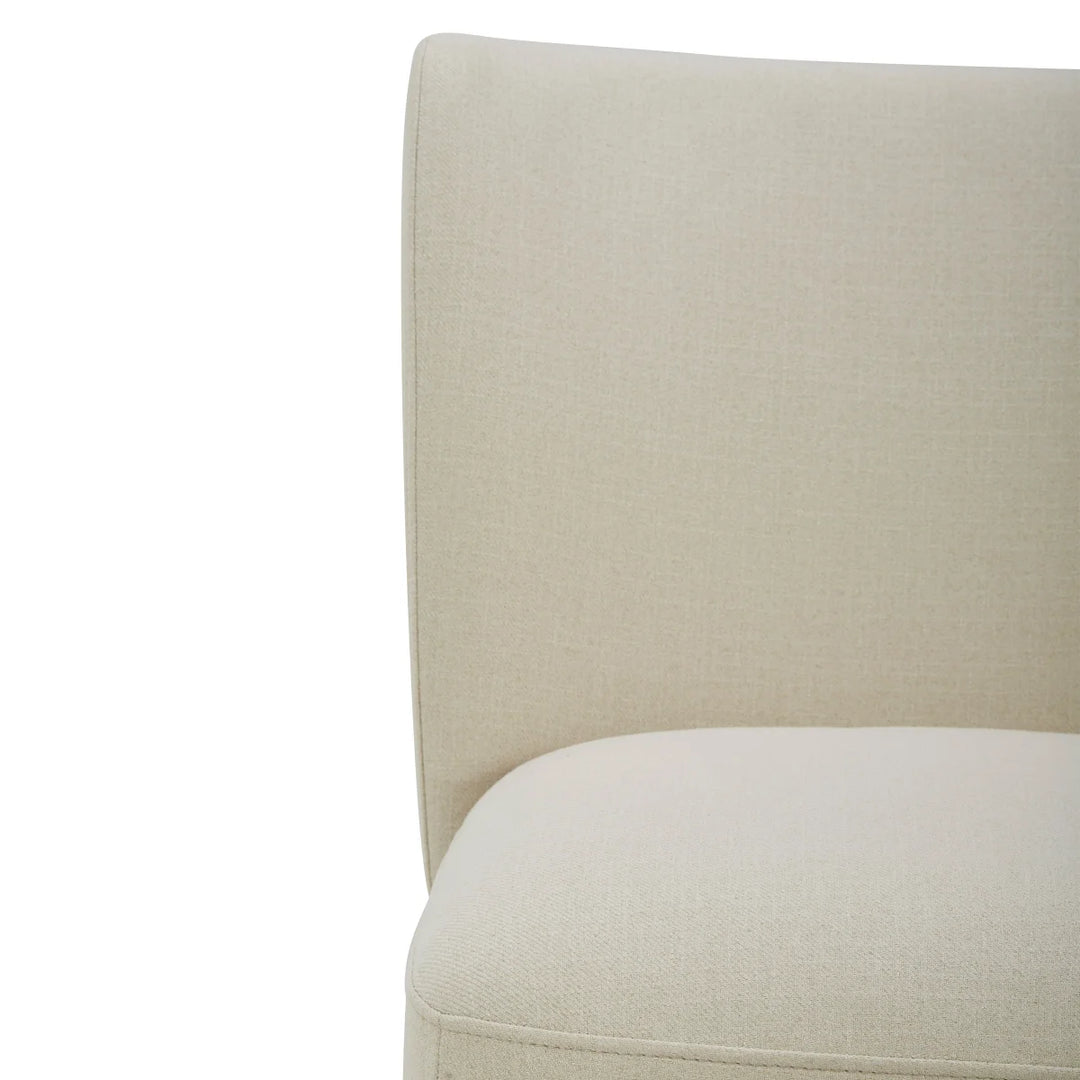 Aiden & Ivy Blai Fabric Rolling Armless Accent Chair