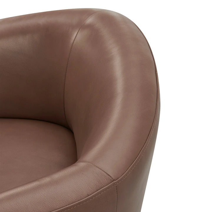 Aiden & Ivy - Fauteuil en cuir pleine fleur