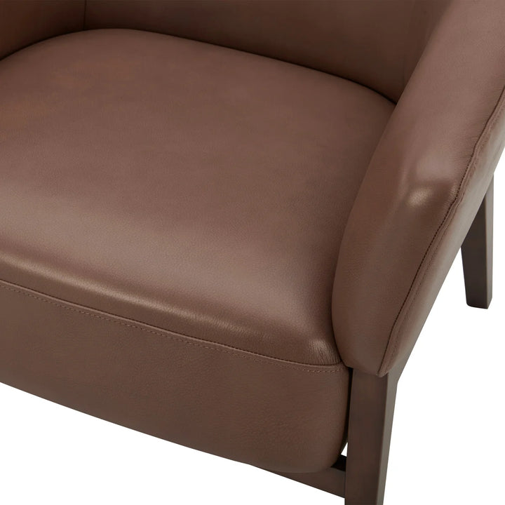 Aiden & Ivy - Fauteuil en cuir pleine fleur