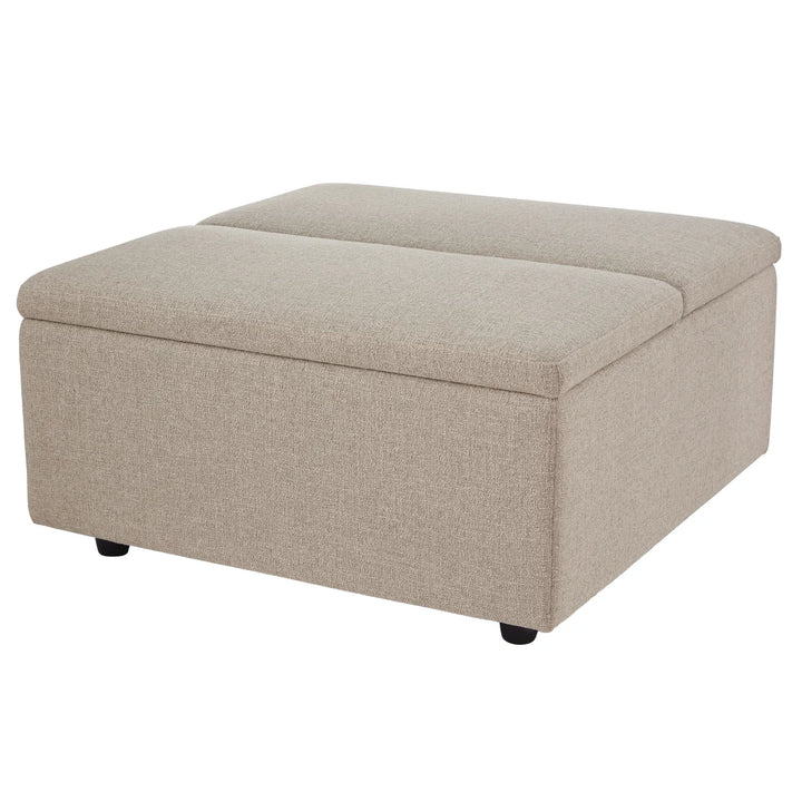 Aiden & Ivy Fabric Ottoman