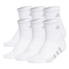 Adidas Cushioned Quarter Socks - 6 Pairs