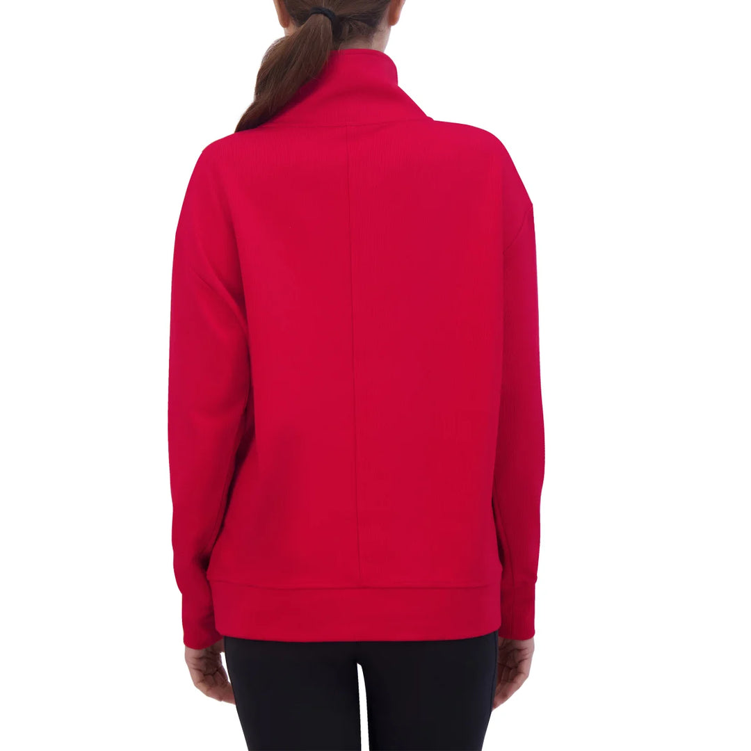 Gaiam - Pull côtelé à fermeture 1/4
