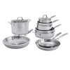 Henckels - Legacy Stainless Steel Cookware Set, 12 Pieces