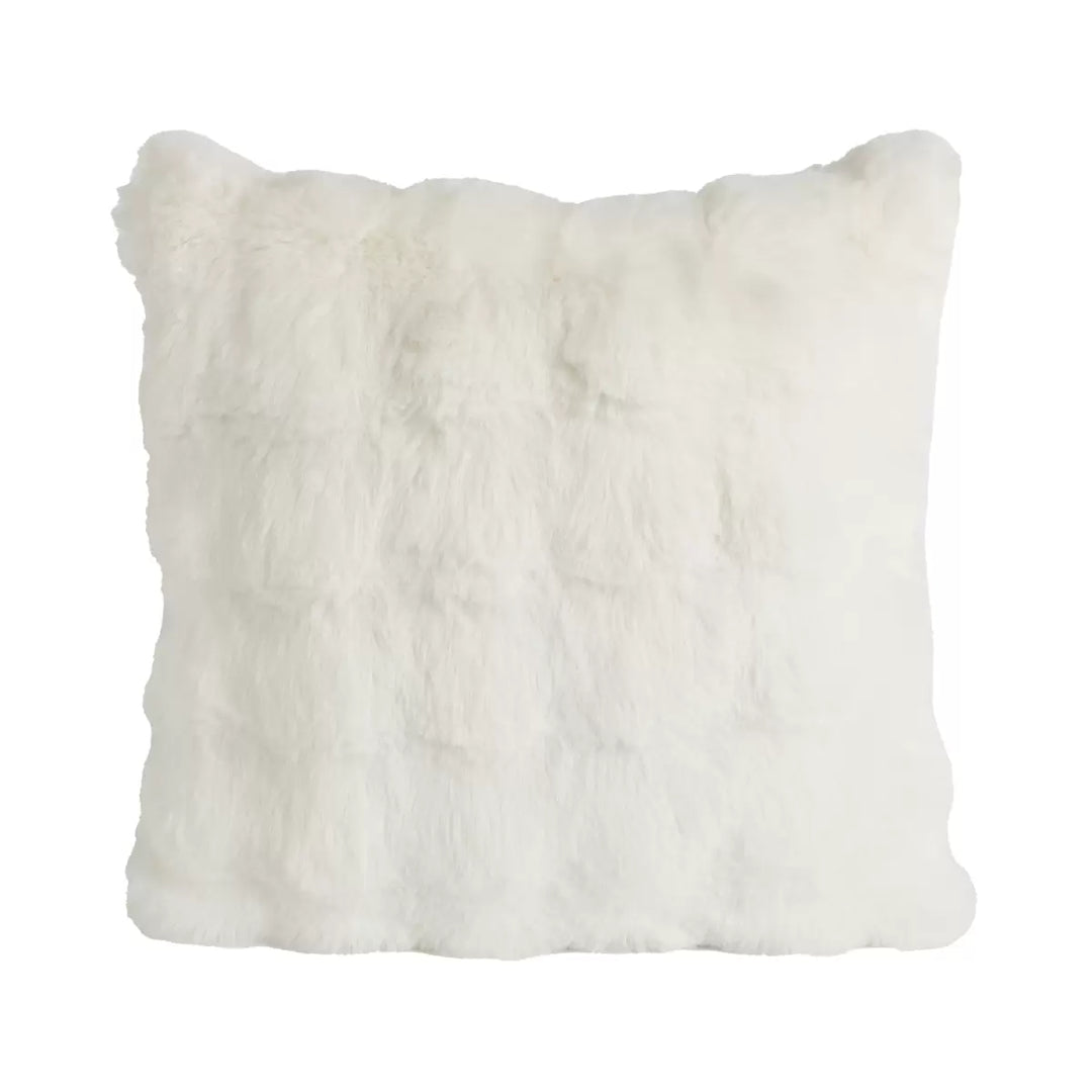 House & Home - Coussin en fausse fourrure